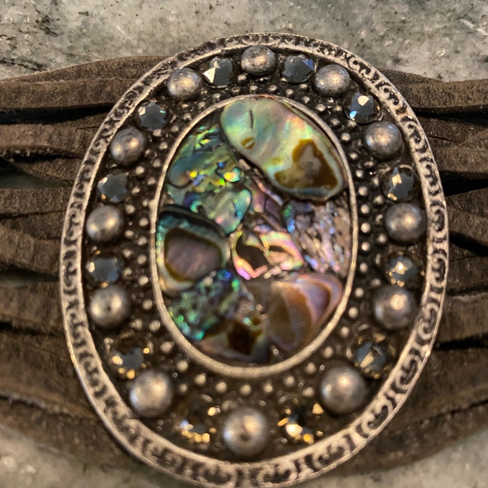 Stunning Leatherrock brand bracelet